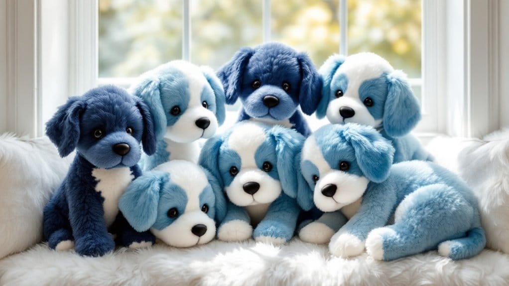 adorable blue and white dogs