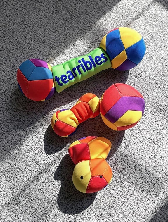 choosing tearribles dog toy