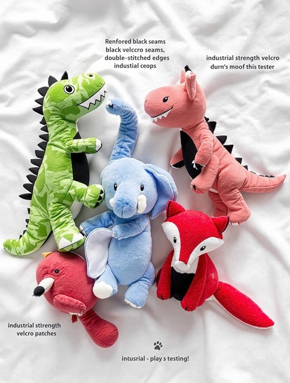 durable velcro dog toys