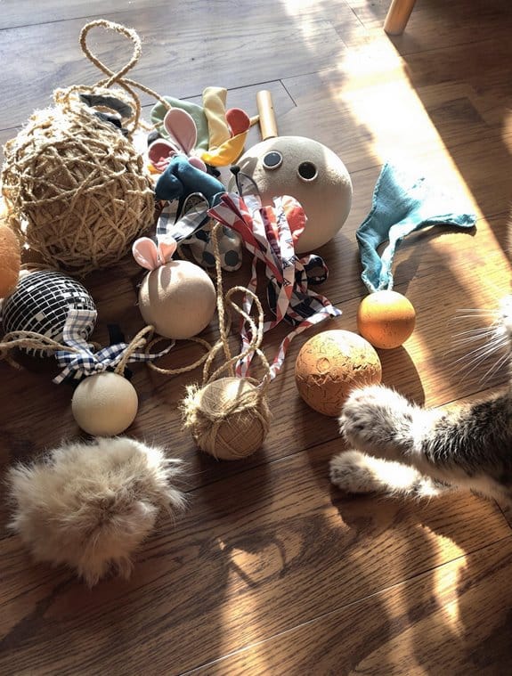 eco friendly cat toy selection