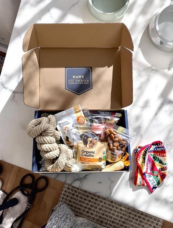 selecting a dog subscription