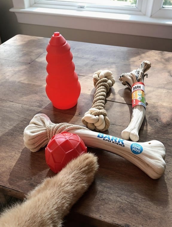 selecting safe dog chew toys