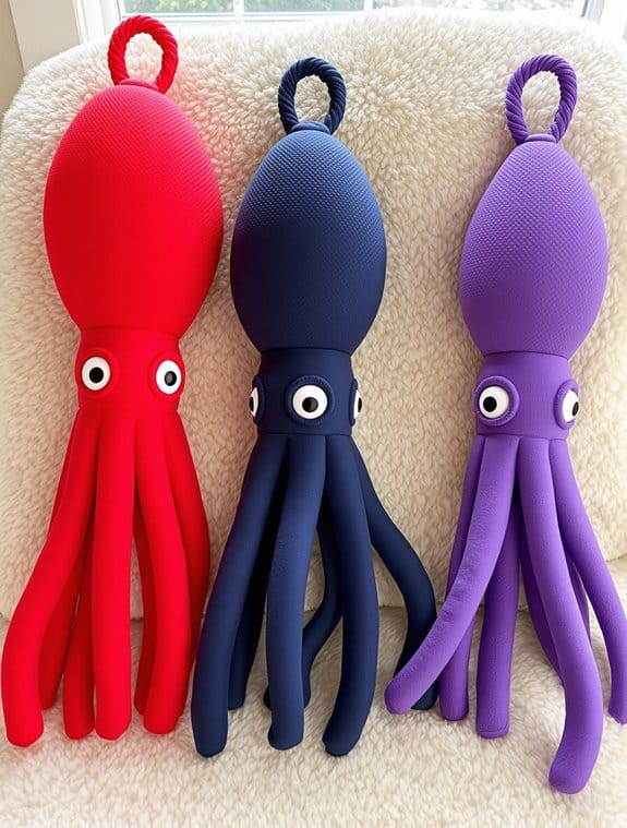 top kong squid dog toys