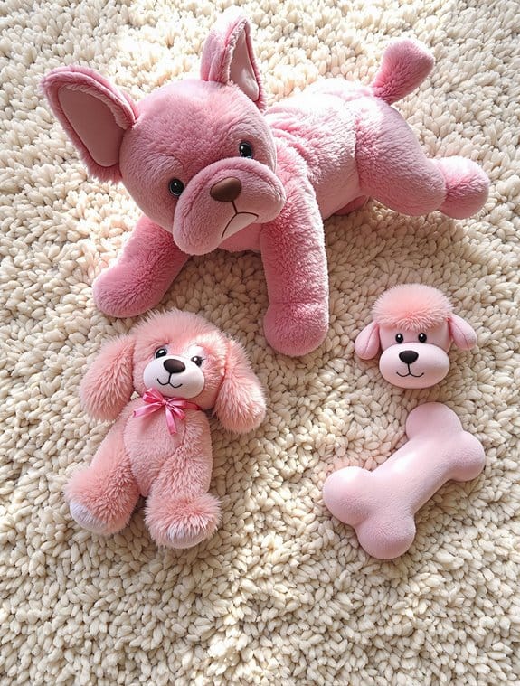top pink dog toys