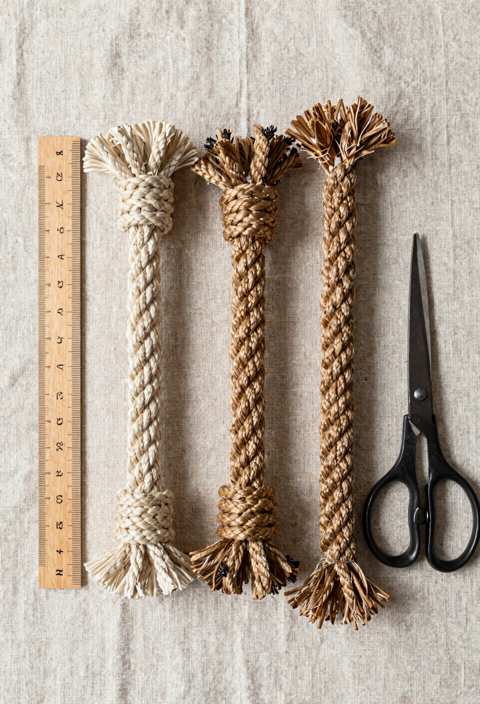 balanced rope size for chewers