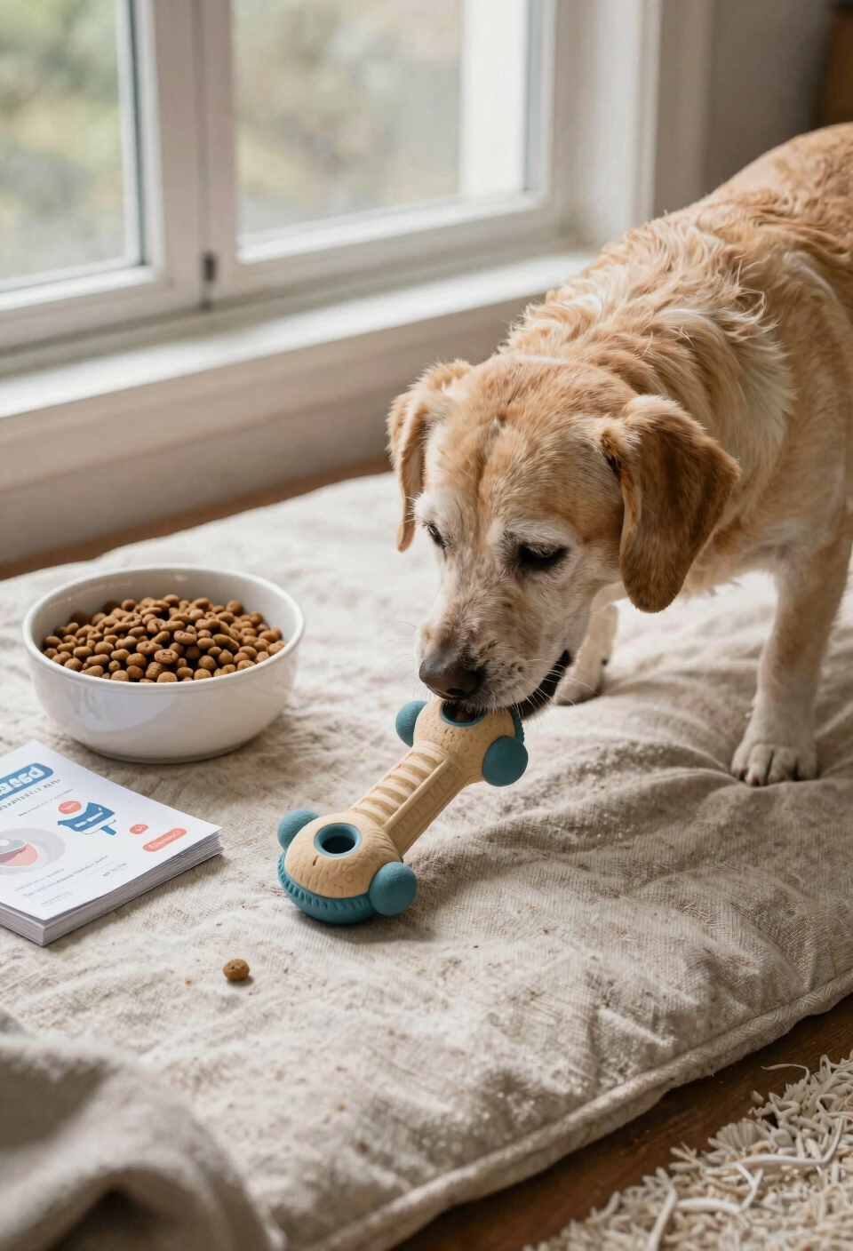 food filled puzzle toys