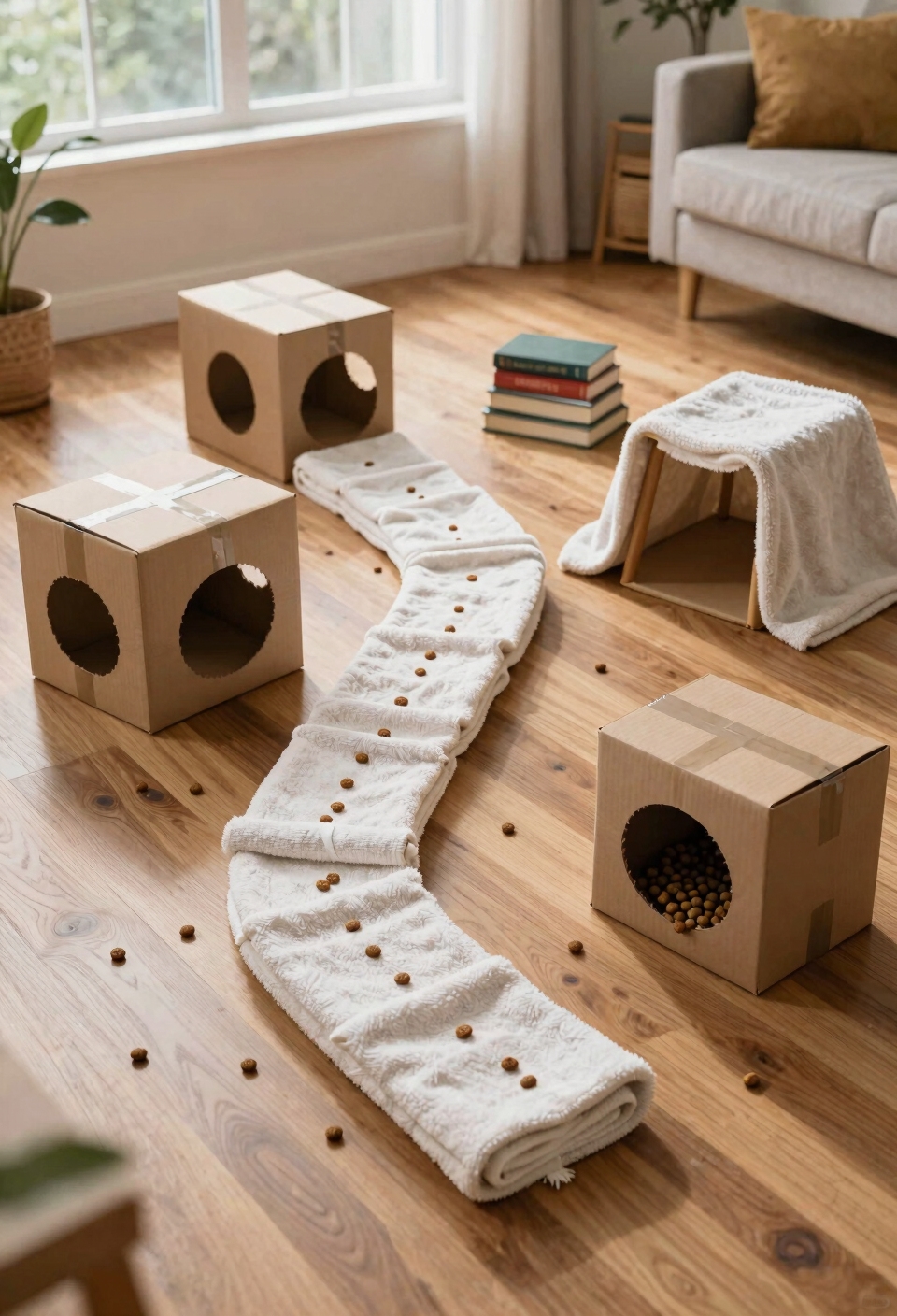 furniture aware indoor obstacle course