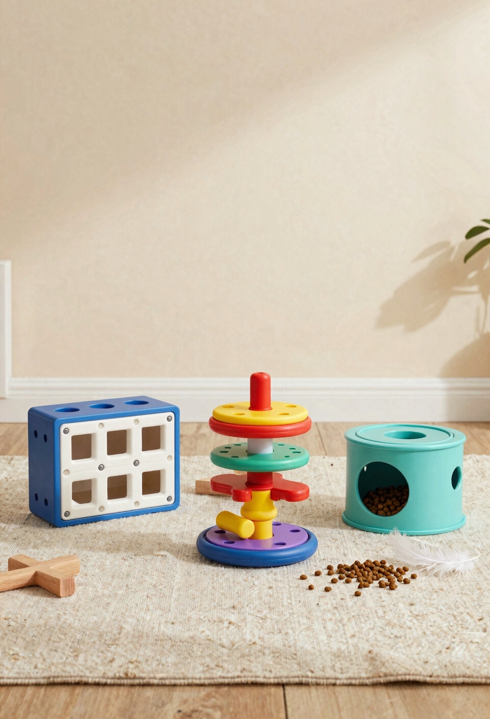 interactive puzzle toys stimulate cats