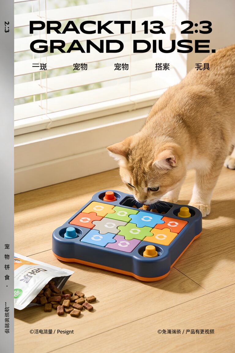 introduce puzzle toy gently
