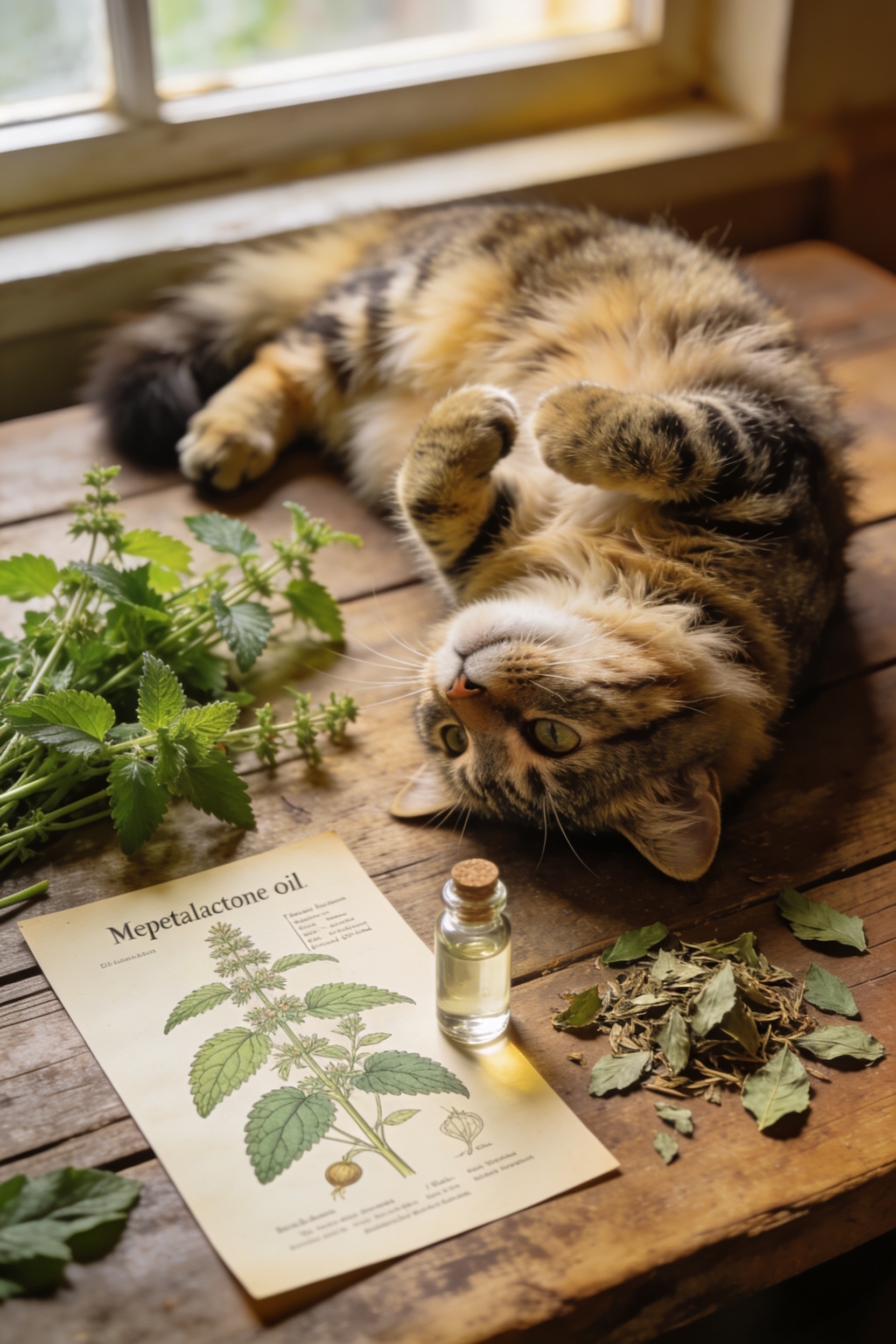 nepetalactone triggers feline receptors