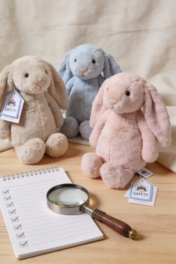 non toxic labeled plush materials