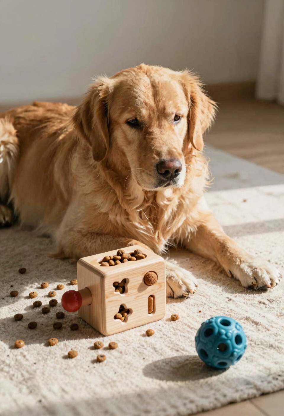 puzzle toys calm anxious dogs