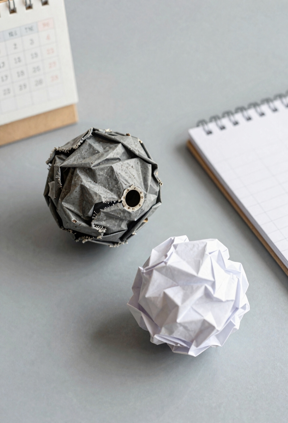 replace torn crinkle balls