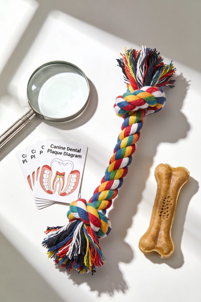 rope toys reduce plaque buildup