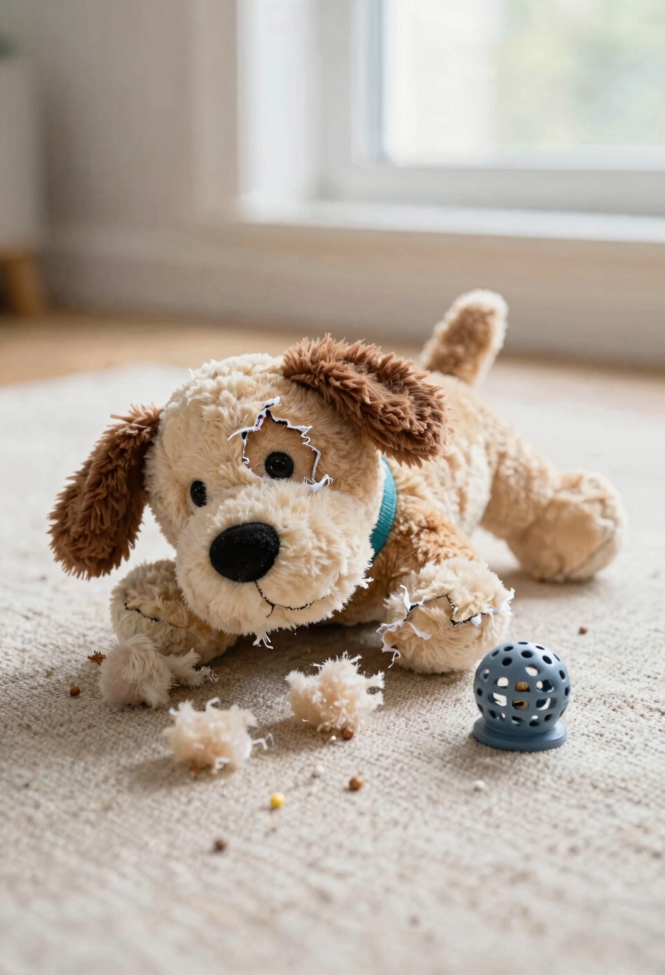 squeaker ingestion from chewing