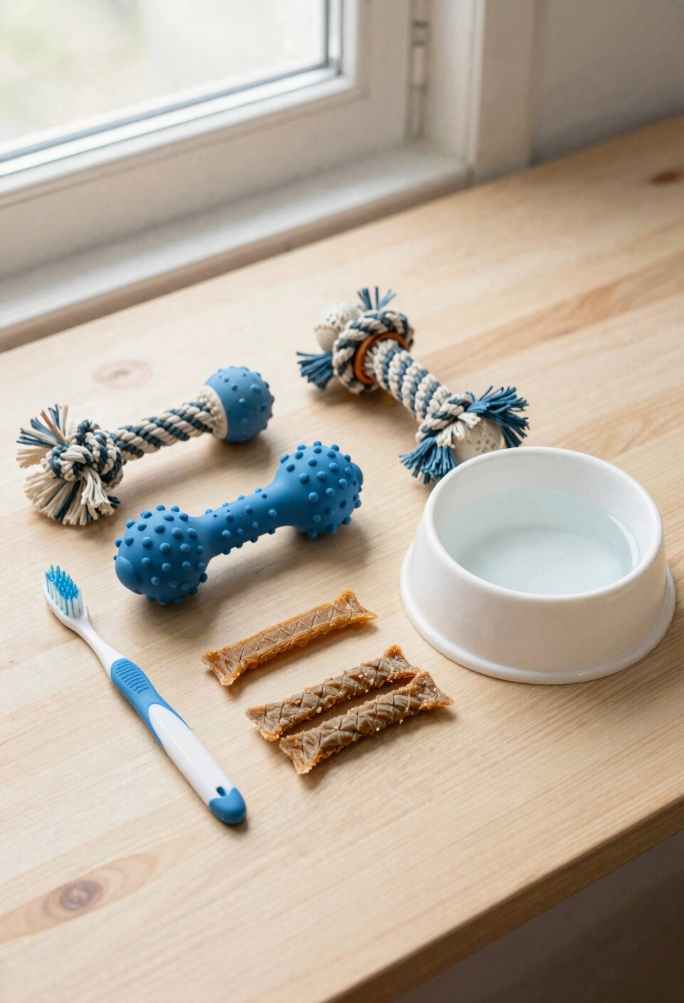 textured durable rubber chew toys