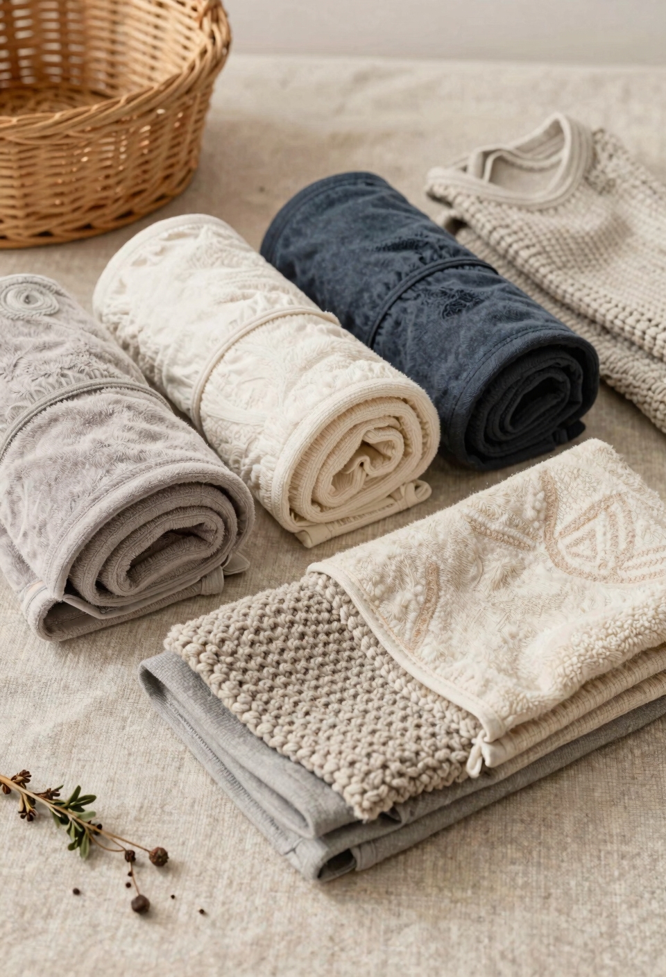 towels blankets clothing enrichment